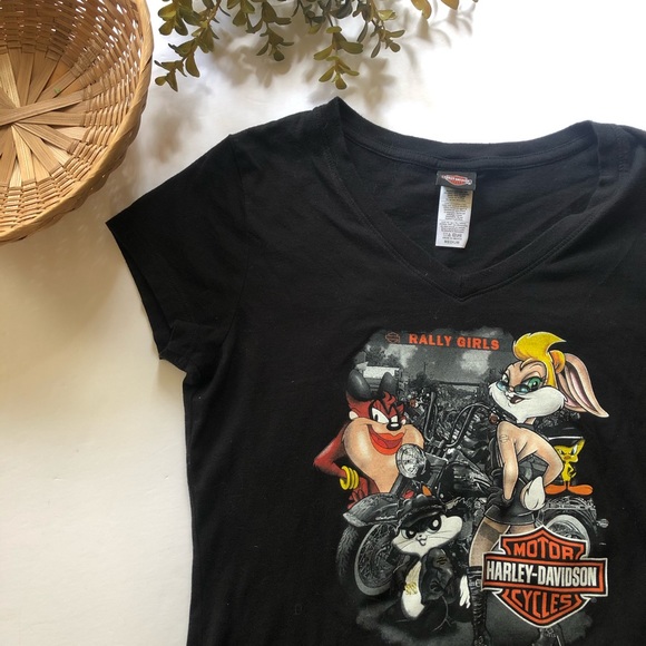 SOLD Harley-Davidson Looney Tunes T-Shirt - Picture 2 of 9